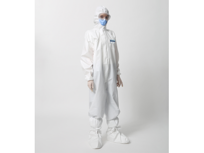 Medicinska zaščitna obleka za enkratno uporabo Bioblocked Coverall-Type 5-B/6-B BREZ POKRIVAL ZA ĆEVLJE